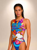 Bañador entero de mujer para entrenamiento PINUP 512PF - Benissimo