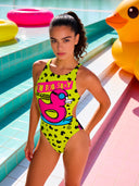 Bañador entero de entrenamiento para mujer PINUP 334PF - Duxy