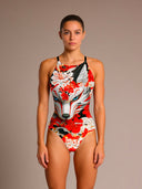 Bañador entero de mujer para entrenamiento IBIZA 172I - Kitsune