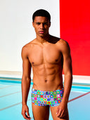 Parigamba para hombre de entrenamiento UCLA 262UF - Cuadros pop
