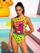Bañador entero de entrenamiento para mujer PINUP 334PF - Duxy