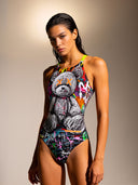Bañador entero de mujer para entrenamiento IBIZA 174IF - Psycho