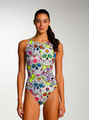 Bañador entero de entrenamiento para mujer PINUP 250PF - Calaveras México