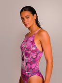 Bañador entero mujer de entrenamiento IBIZA 242I - Calavera mariposa