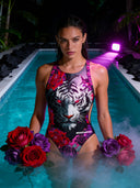 Bañador entero de mujer para entrenamiento PINUP 505P - Tigrosa