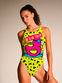 Bañador entero de entrenamiento para mujer PINUP 334PF - Duxy