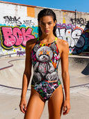 Bañador entero de mujer para entrenamiento IBIZA 174IF - Psycho
