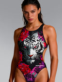 Bañador entero de mujer para entrenamiento PINUP 505P - Tigrosa