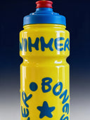 Borraccia Sport 750 Ml - BONESWIMMER Gialla Logo Turchese vista 4 — borraccia sport, BONESWIMMER Made in Italy