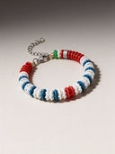 Bracciale Corsia Victory 608 Centro Rosso vista 6 — portachiavi, BONESWIMMER Made in Italy