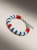 Bracciale Corsia Victory 608 Centro Rosso vista 4 — portachiavi, BONESWIMMER Made in Italy