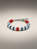 Bracciale Corsia Victory 608 Centro Rosso vista 5 — portachiavi, BONESWIMMER Made in Italy