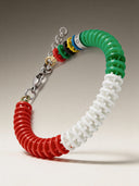 Pulsera corchera Victory 611 Italia tricolor vista 4 — llavero, BONESWIMMER Made in Italy