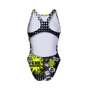 Costume intero donna da allenamento PINUP 566P Che fastidio, vista posteriore