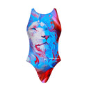 Costume intero bambina da allenamento PINUP 510P - King, vista frontale