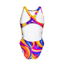 Costume intero donna da allenamento PINUP 512PF - Benissimo, vista posteriore