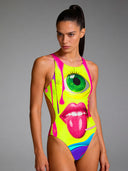 Costume intero donna da allenamento Pinup 535PF - Slime