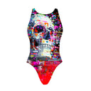 Costume intero bambina da allenamento Pinup 534P - Glitch