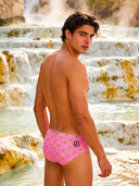 Slip de natación hombre para entrenamiento H2OTTO 441HF - Banana