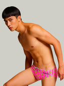 Slip de natación para hombre de entrenamiento H2OTTO 446HF - Patitos rayas