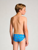 Slip de natación para niño de entrenamiento H2OTTO 447HF - Frambuesas