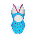 Bañador entero mujer para entrenamiento IBIZA 252IF - Frambuesas