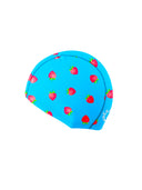 Cuffia da nuoto in tessuto eco L099CF Lamponi, vista frontale