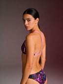 Bikini donna da allenamento Maui 175MF - Black panther, dettaglio indossato