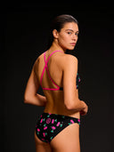 Bikini donna da allenamento Maui 178MF - Ciliegie, dettaglio indossato