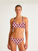 Bikini donna da allenamento Maui 181M - Fiore, vista frontale