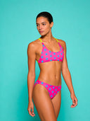 Bikini mujer de entrenamiento MAUI 184MF - Fucsia estrella azul