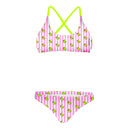 Bikini donna da allenamento Maui 177MF - Papere righe, dettaglio del modello