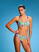Bikini donna da allenamento Maui 183MF - Pop squares, vista frontale