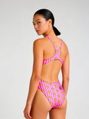 Bañador entero mujer para entrenamiento PINUP 562PF - Patitos rayas