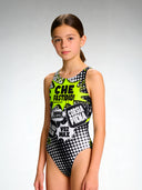 Bañador entero niña para entrenamiento PINUP 566P - Qué fastidio