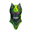 Costume intero bambina da allenamento Pinup 519P - Acid