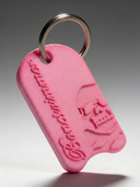Portachiavi BONESWIMMER 3D - Rosa Chiaro vista 3 — portachiavi, BONESWIMMER Made in Italy