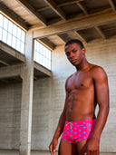 Parigamba para hombre de entrenamiento UCLA 260UF - Fucsia estrella azul