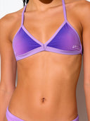 Top bikini donna da allenamento BONDI 005BF - Viola