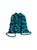 Mochila de microfibra 137ZF - Azul logo menta, imagen de producto 1 - BONESWIMMER