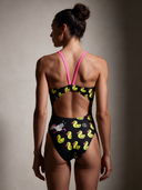Costume intero donna da allenamento IBIZA 214IF - Ansia: vista posteriore indossato