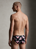 Slip da nuoto bambino da allenamento H2OTTO 329H - Porky'S: vista posteriore indossato