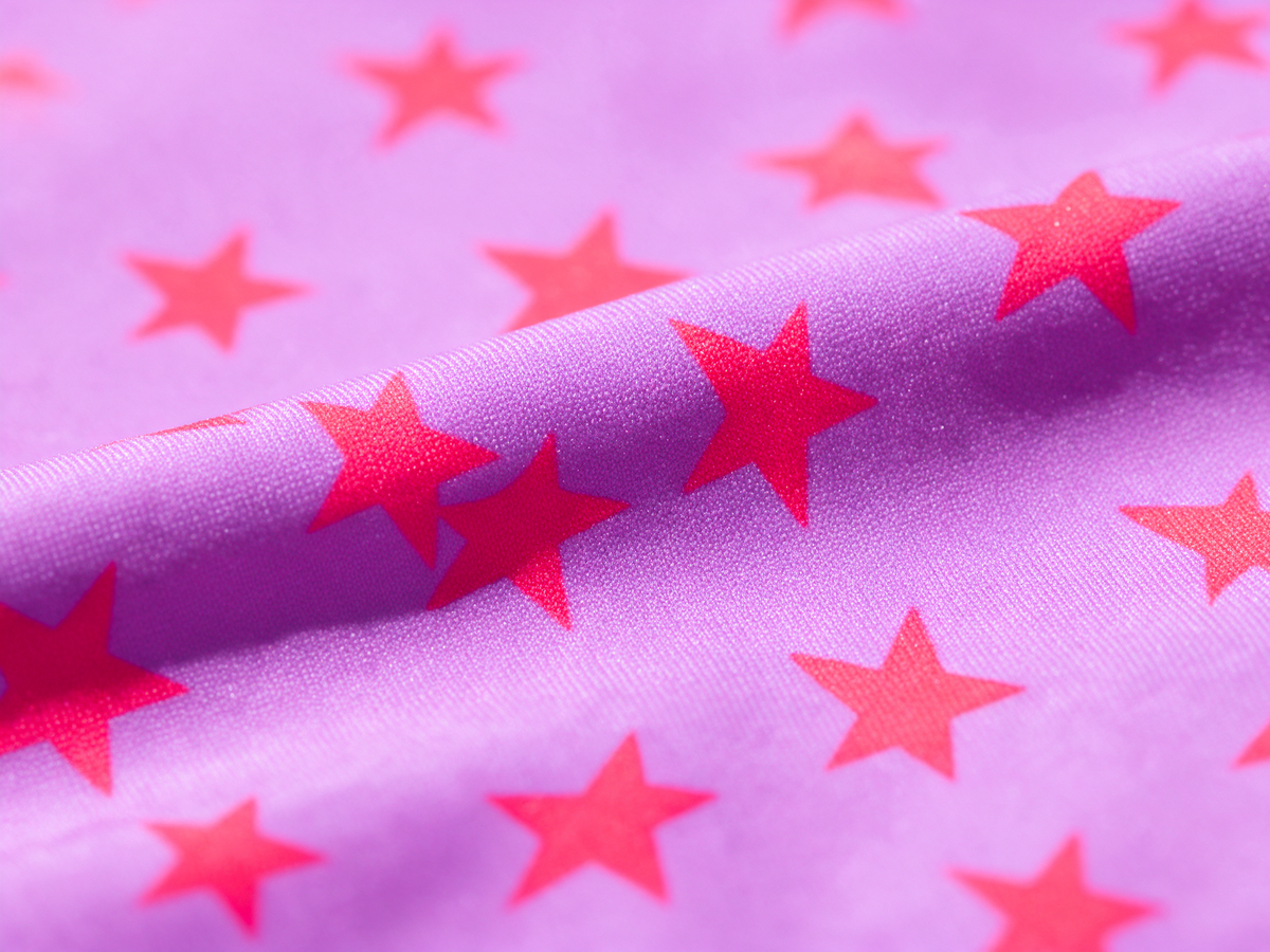 Lilla Stelle Rosso Fluo