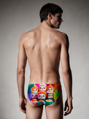 Slip da nuoto bambino da allenamento H2OTTO 403H - Sushi: vista posteriore indossato