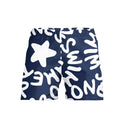 Boxer mare bambino Samoa L022SM - Blu Logo Bianco