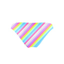 Slip bikini donna da mare Papeete L023PAF - Rigato, vista posteriore