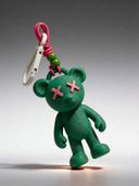 Teddy Psycho Charm - Verdone + Rosa