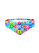 Slip de natación para niño de entrenamiento H2OTTO 442HF - Cuadros pop