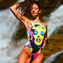 Costume intero donna da allenamento Pinup 502PF - Icona