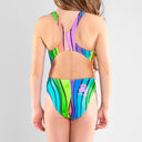Costume intero bambina da allenamento PINUP 256P - Chlorine, guida vestibilità